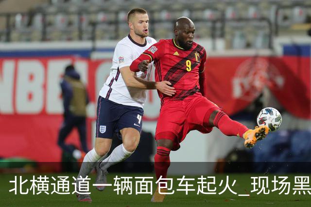 北横通道一辆面包车起火 现场黑烟滚滚