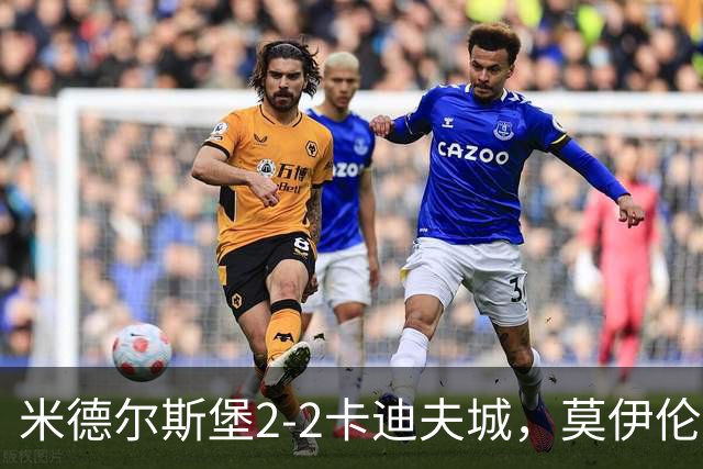 米德尔斯堡2-2卡迪夫城，莫伊伦破门，威尔-兰克希尔救主